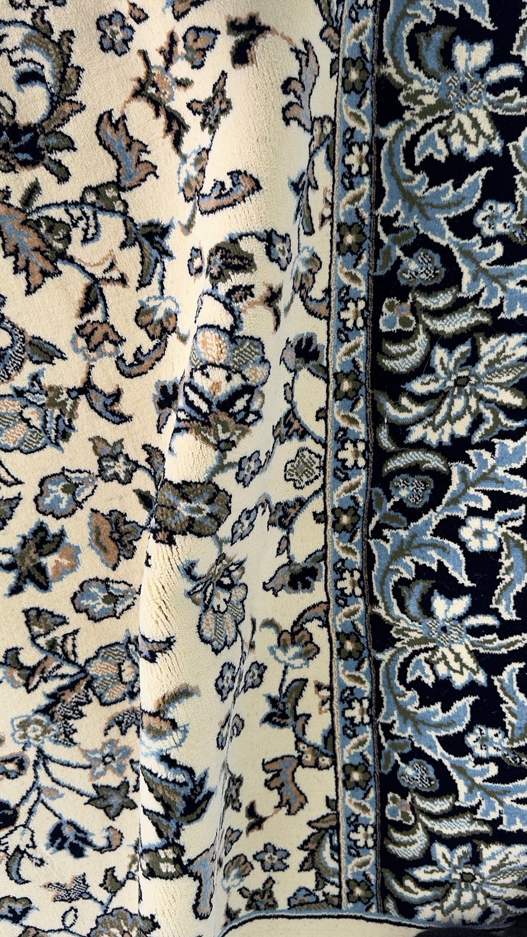 سجادة الروضة الشريفة -اوف وايت كحلي